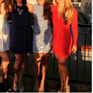 AQ/AQ Red long sleeve dress